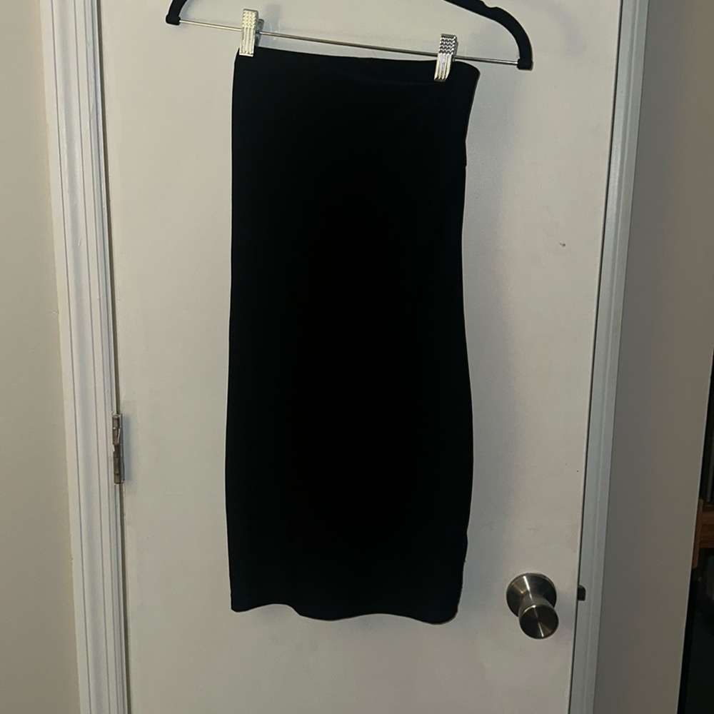 All Saints mini strapless dress